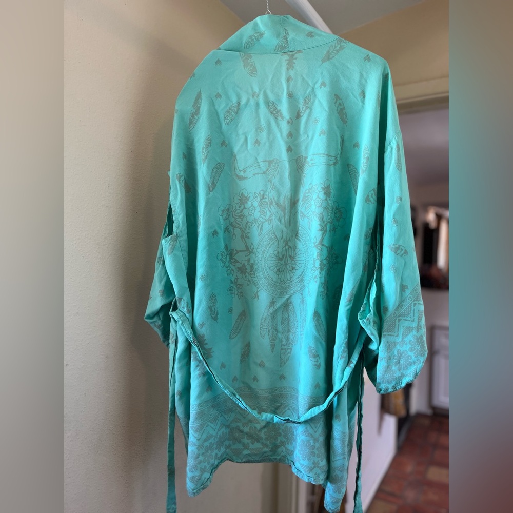 Spell & the Gypsy Collective Skull Tribe Robe, Kimono, Short, Beautiful!